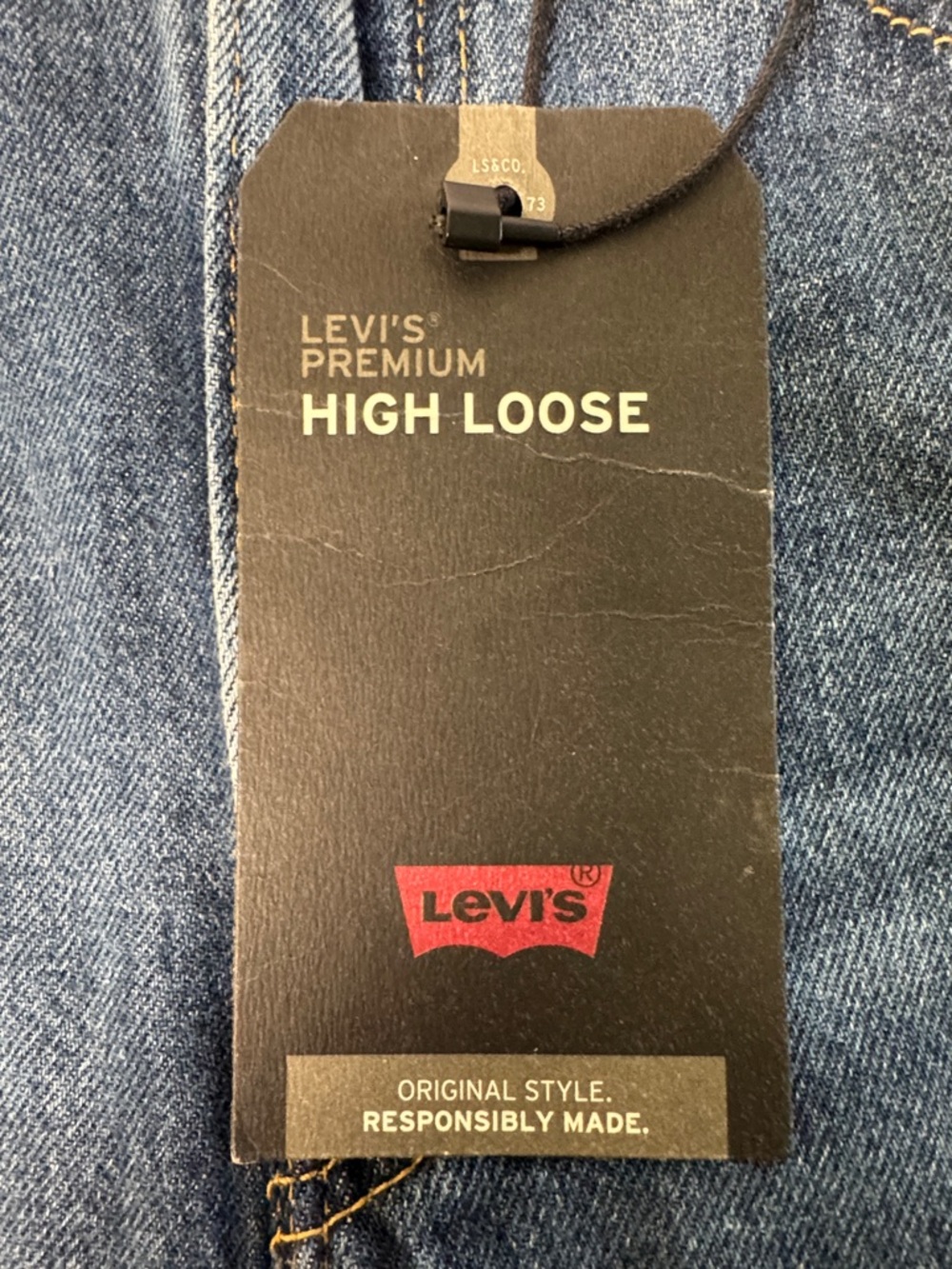 Levi's High Loose Women’s Blue Jeans Size 27/33 - Picture 13 of 16